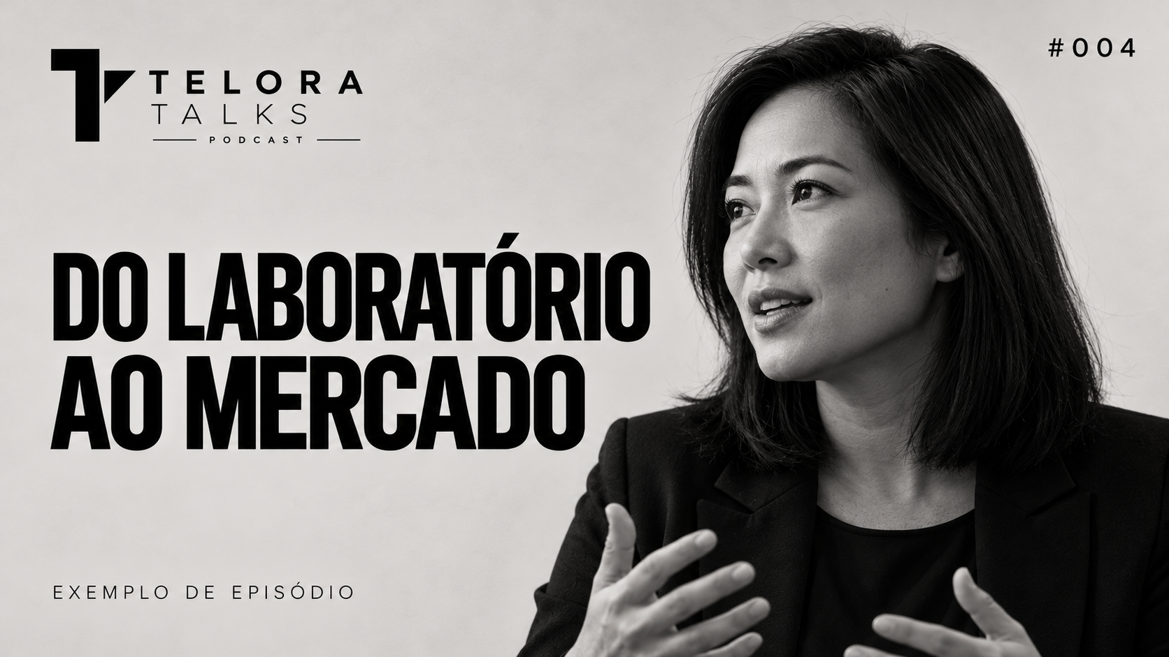 Capa de exemplo do episódio 04: do laboratório ao mercado