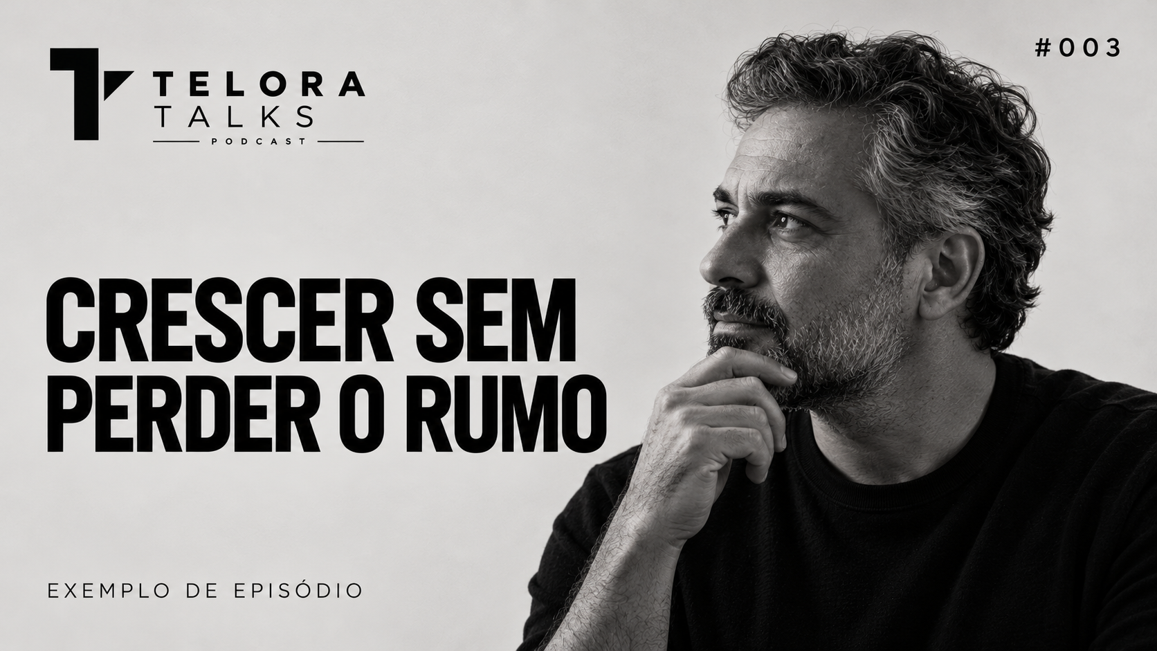 Capa de exemplo do episódio 03: crescer sem perder o rumo